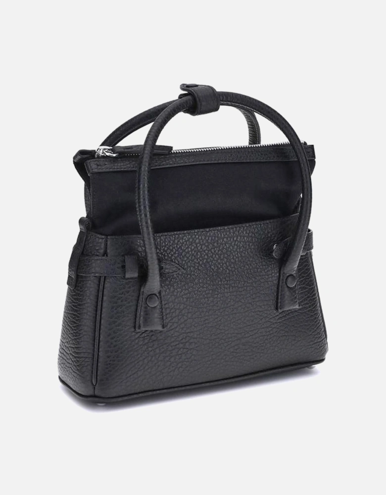 5AC Leather Handbag with Chain Strap Women - Black