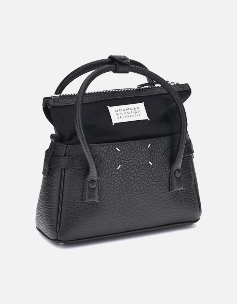 5AC Leather Handbag with Chain Strap Women - Black