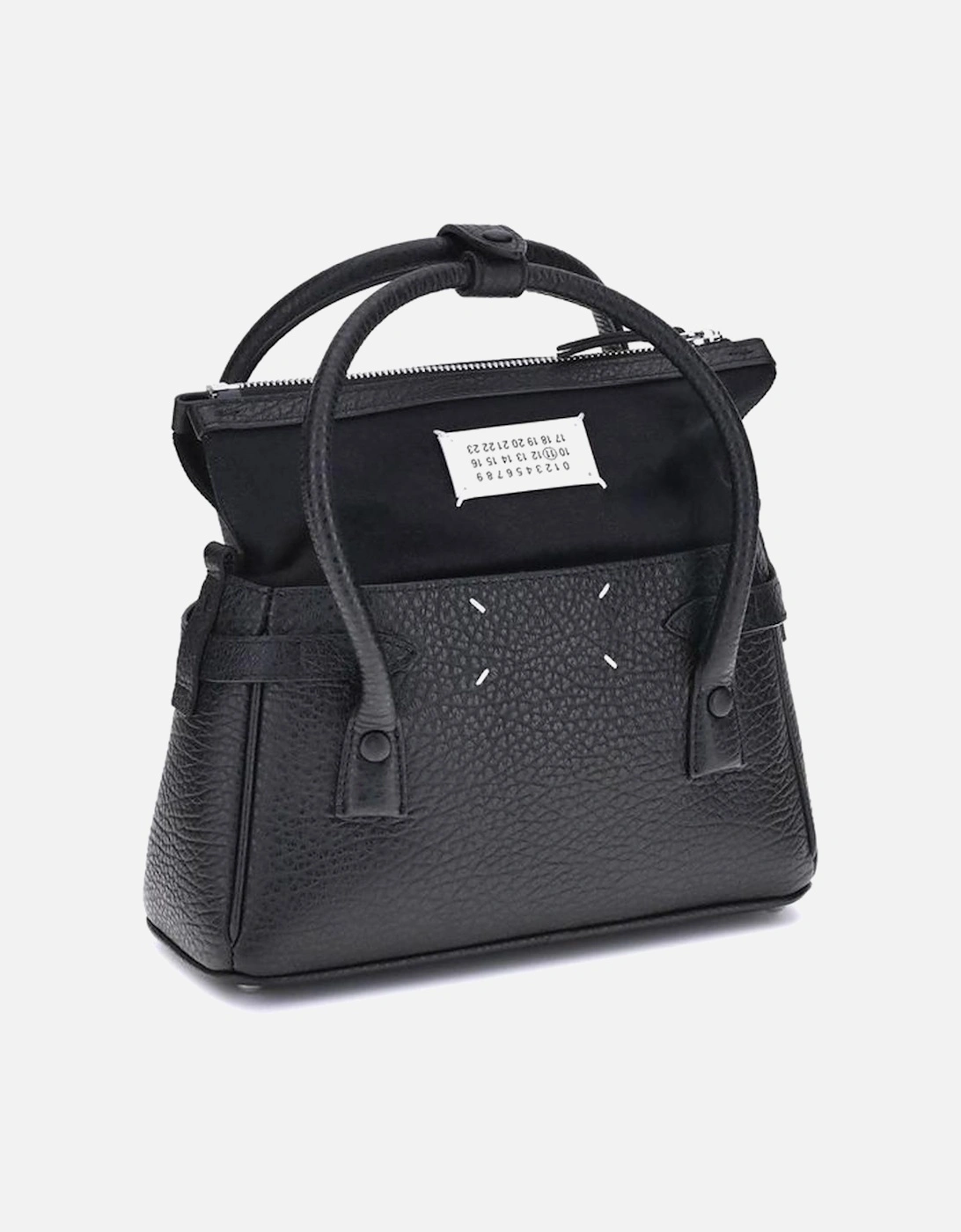 5AC Leather Handbag with Chain Strap Women - Black