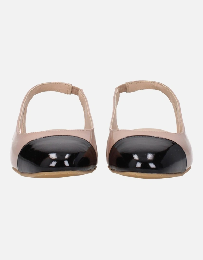 Patent Leather Ballet Flats with Rubber Sole Women - Pink Shoes