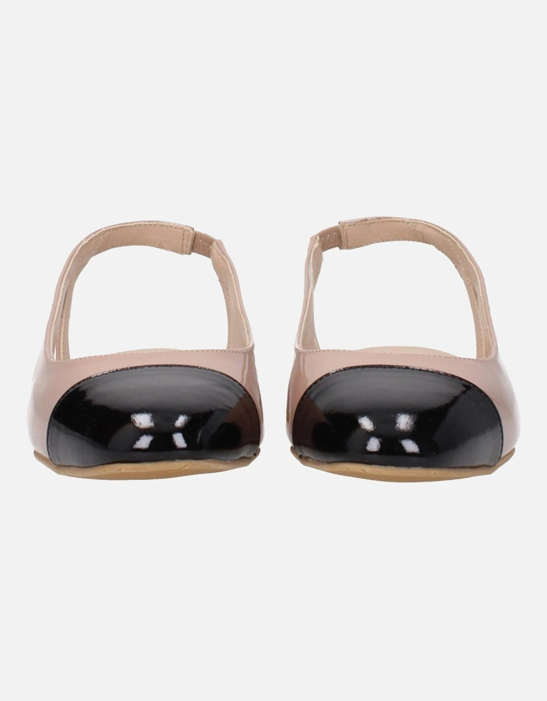 Patent Leather Ballet Flats with Rubber Sole Women - Pink Shoes