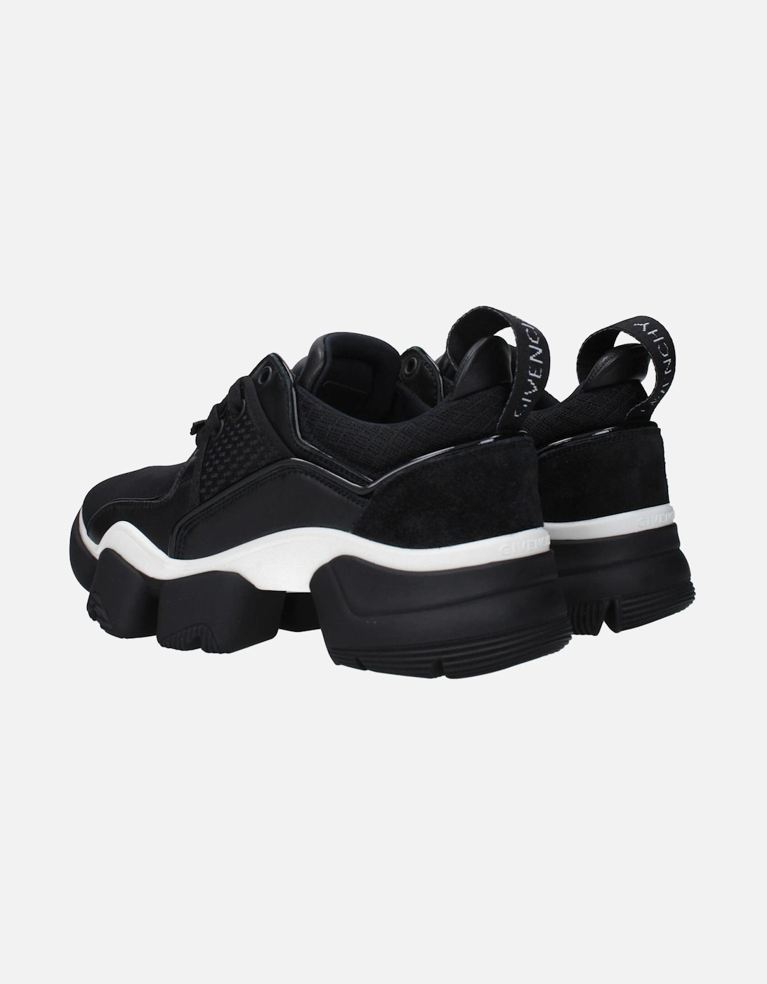 Front and Back Logo Lace-Up Sneakers Women - Black