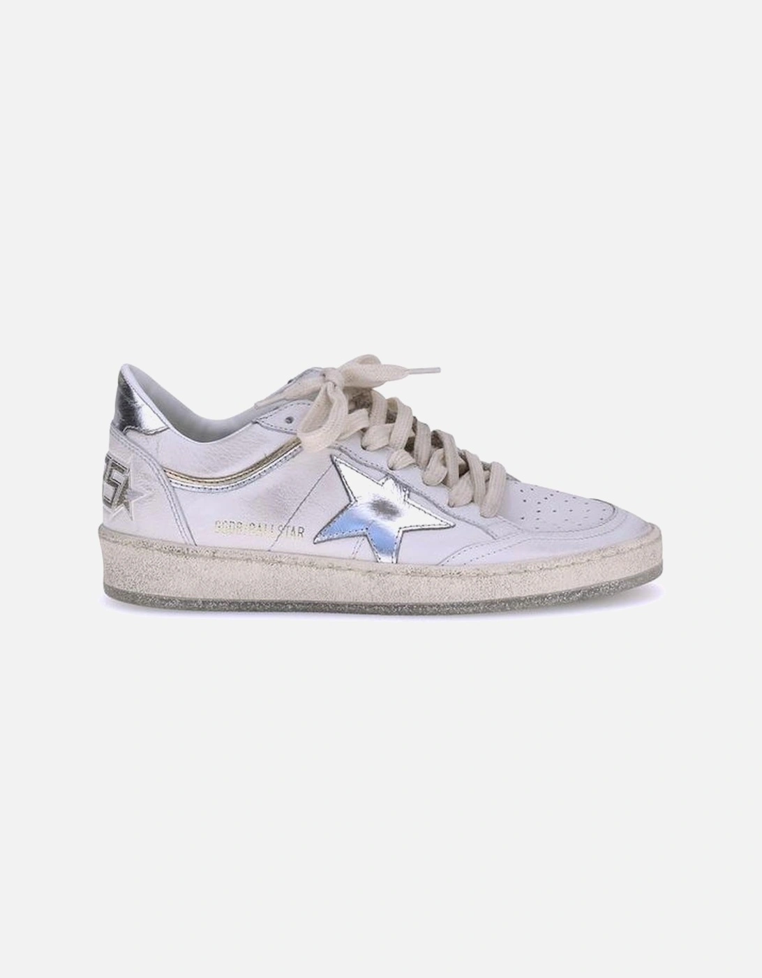 Ball Star Leather Sneakers with Iconic Star Design Women - White, 5 of 4