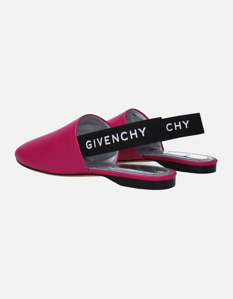 Leather Logo Embellished Casual Sandals Women - Pink