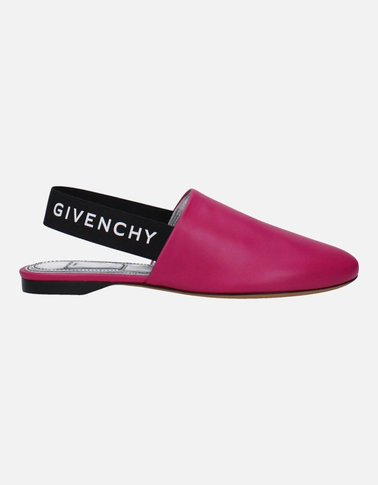 Leather Logo Embellished Casual Sandals Women - Pink