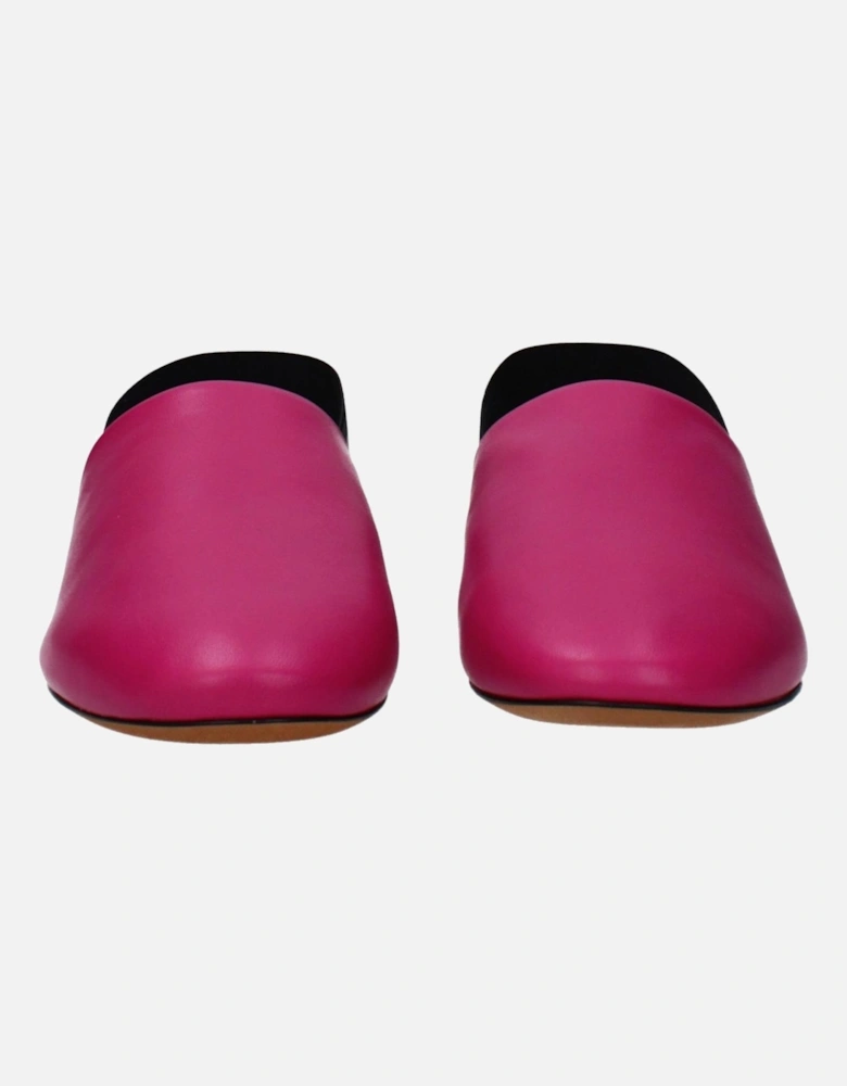 Leather Logo Embellished Casual Sandals Women - Pink