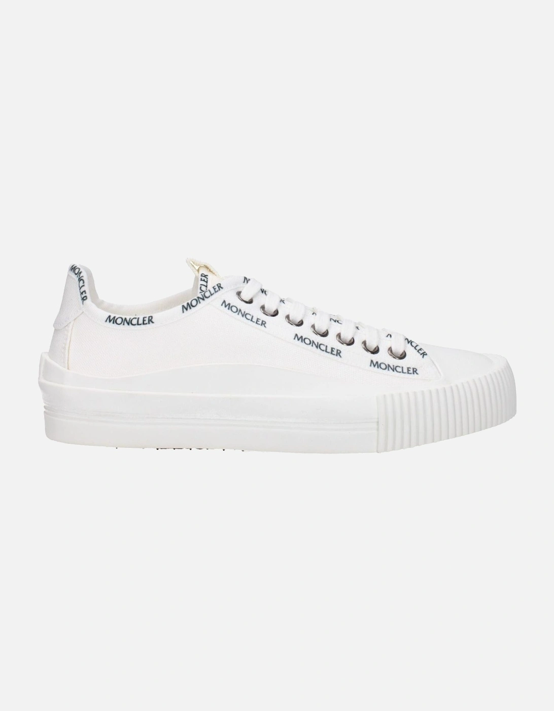 Logo-Embellished Lace-Up Fabric Sneakers Women - White, 6 of 5