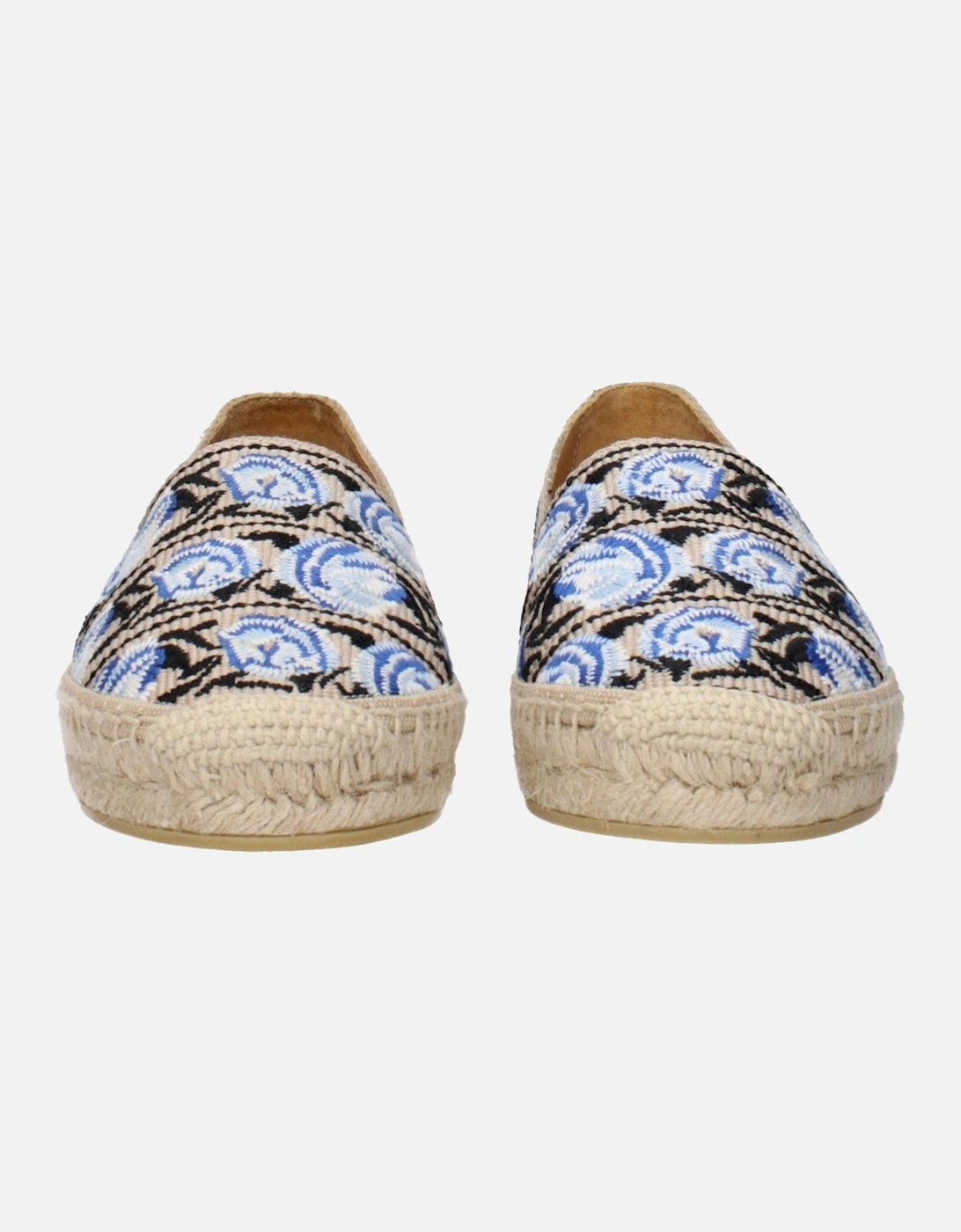 Espadrilles with Print and Rubber Sole Women - Beige Shoes