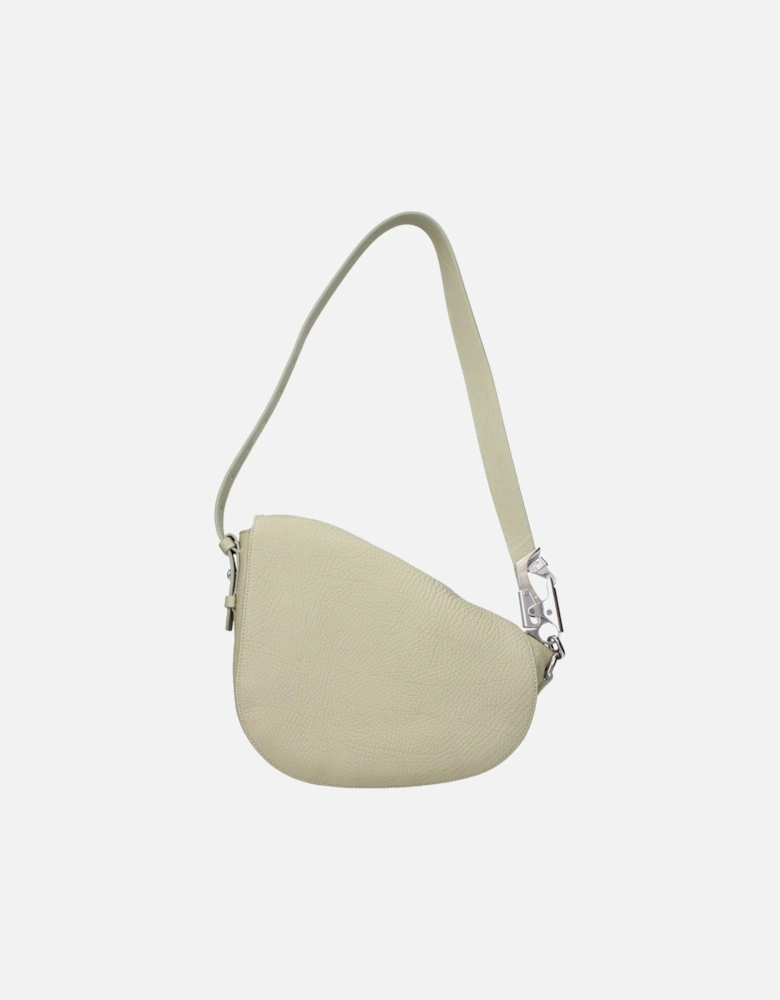 Adjustable Leather Shoulder Bag with Removable Handle Women - Green