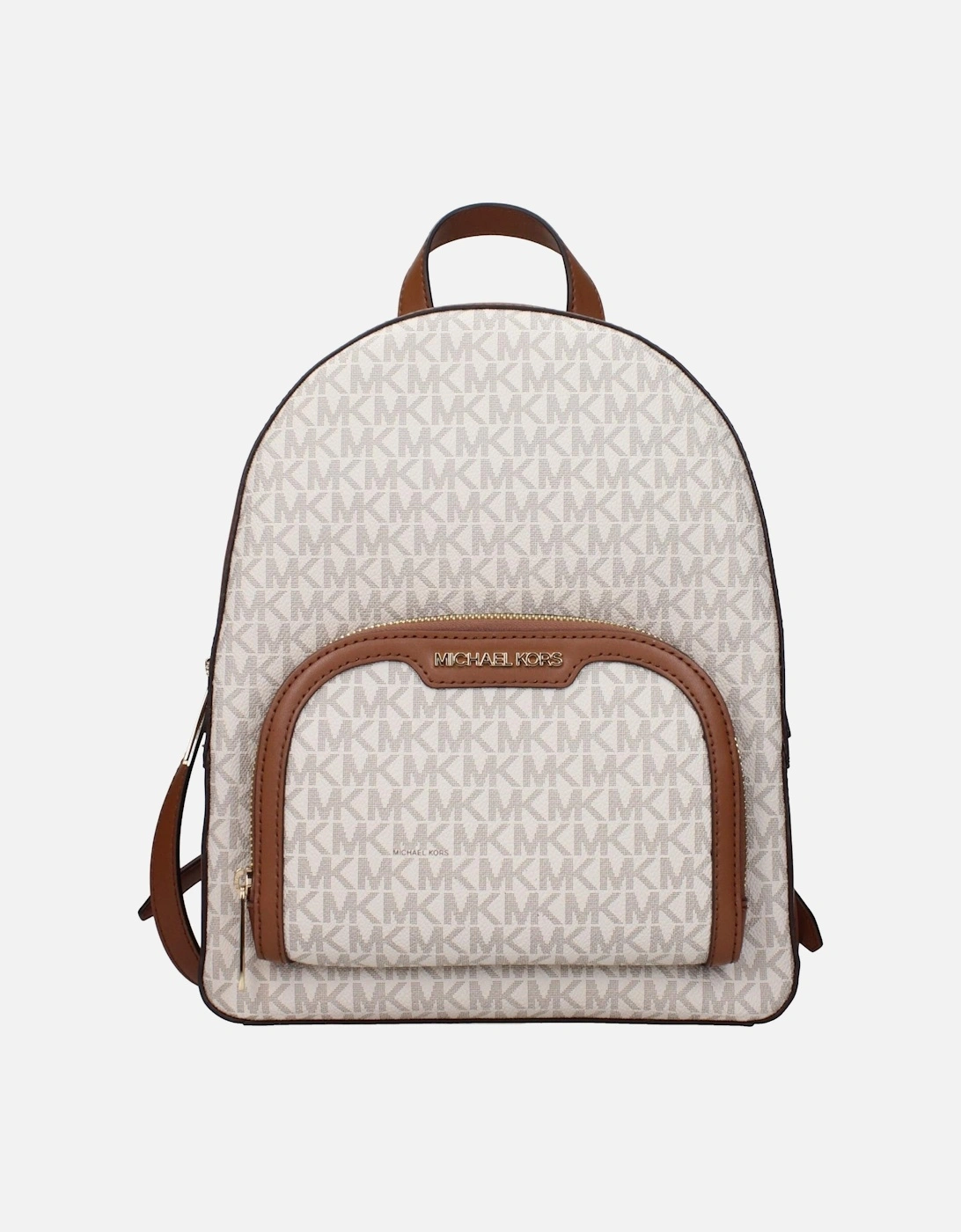 Logo Canvas Backpack with Adjustable Straps Women - Beige, 4 of 3
