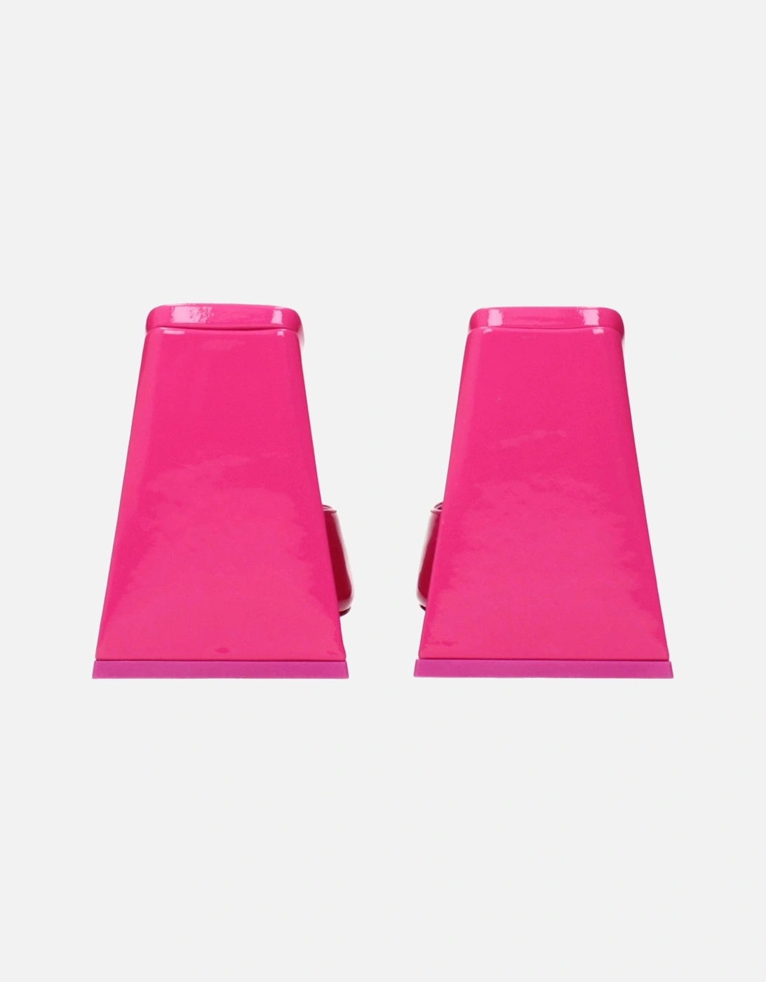 Patent Leather High Heel Open Toe Sandals Women - Pink