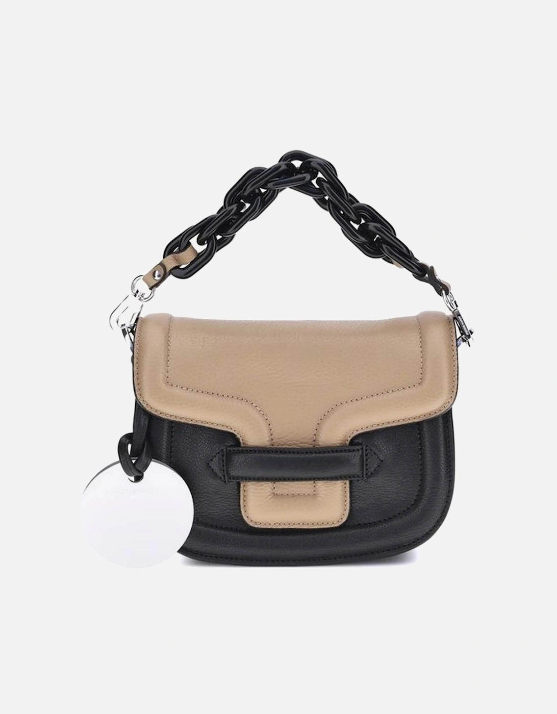 Alphaville Leather Shoulder Bag with Chain Strap Women - Multicolor, 5 of 4