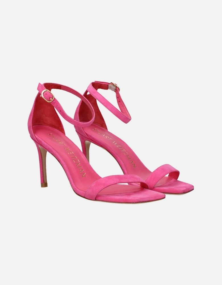 Suede High Heel Open Toe Sandals Women - Pink