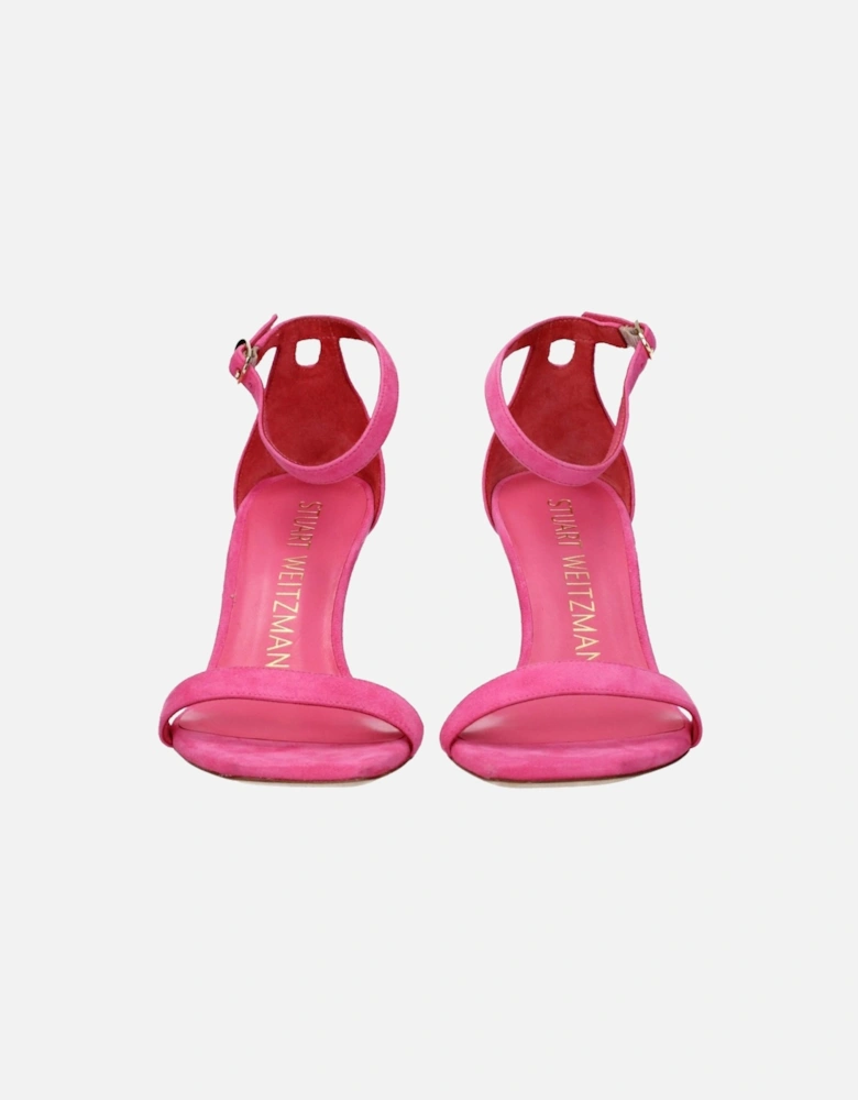 Suede High Heel Open Toe Sandals Women - Pink