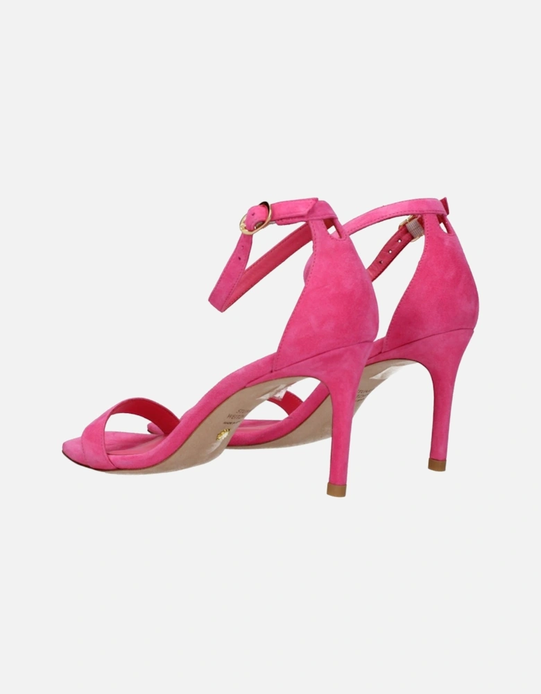 Suede High Heel Open Toe Sandals Women - Pink