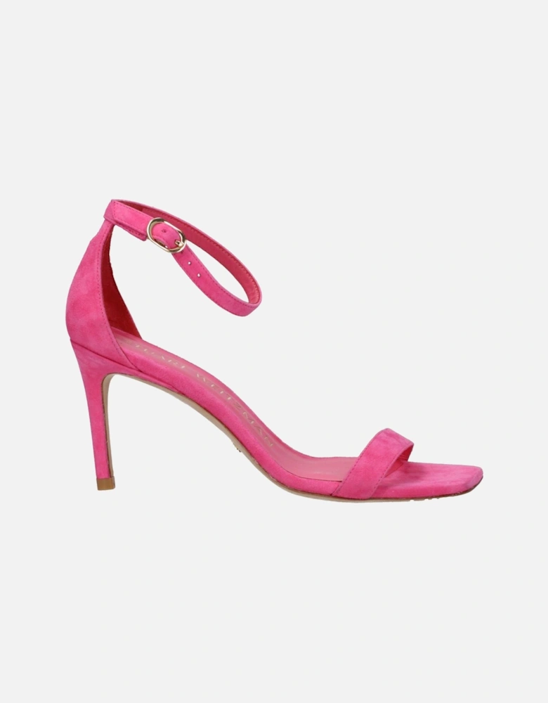Suede High Heel Open Toe Sandals Women - Pink