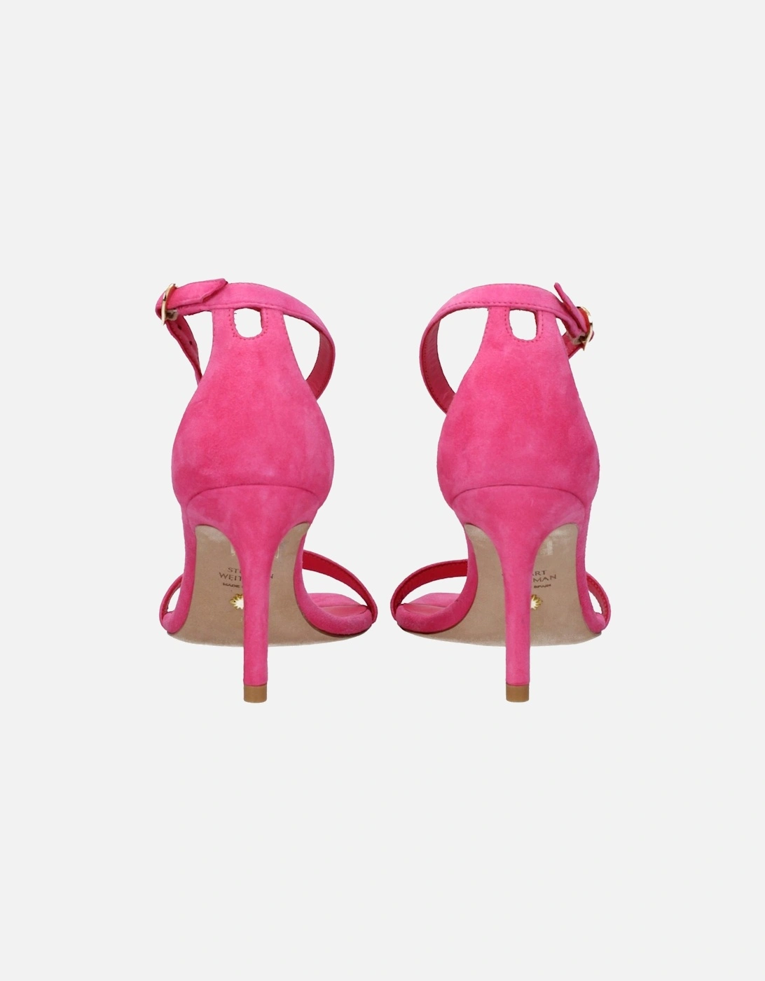 Suede High Heel Open Toe Sandals Women - Pink
