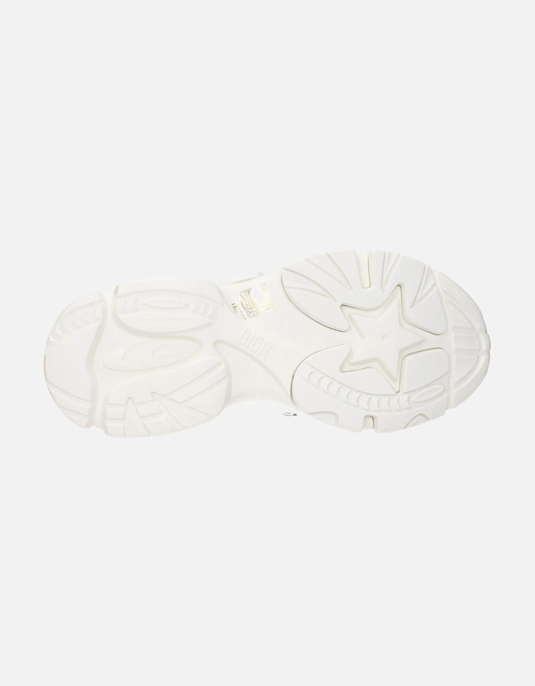 Leather Sneakers with Side and Back Logo Women - White