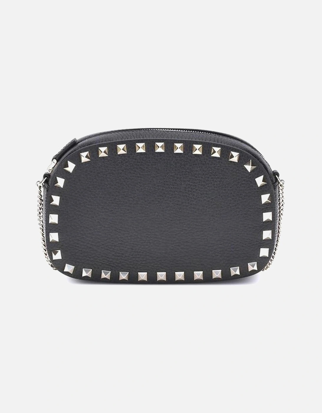 Rockstud Platinum-Finish Studded Shoulder Bag Women - Black, 5 of 4