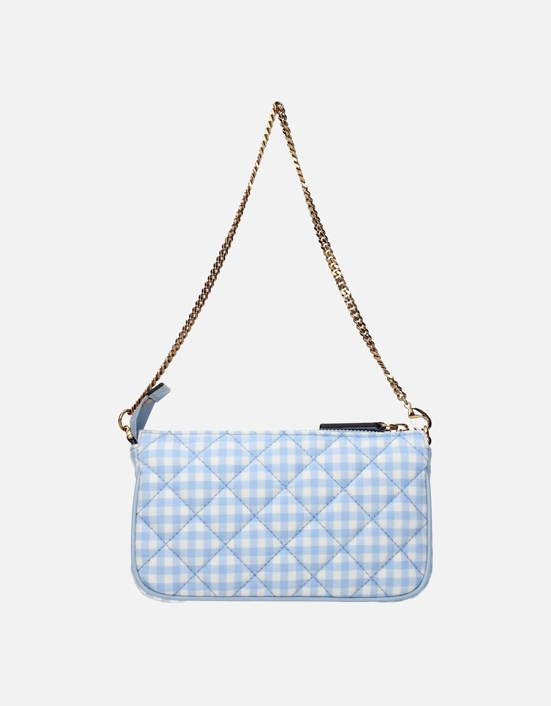 Mini Casual Handbag with Front Logo Women - Light Blue