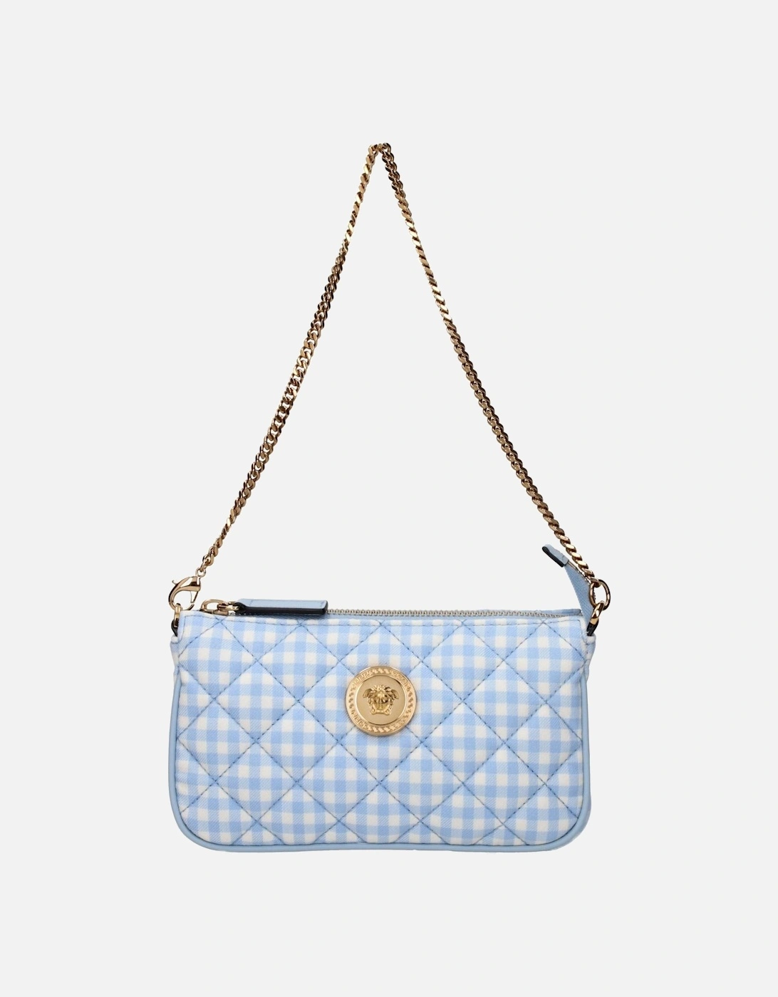 Mini Casual Handbag with Front Logo Women - Light Blue, 5 of 4