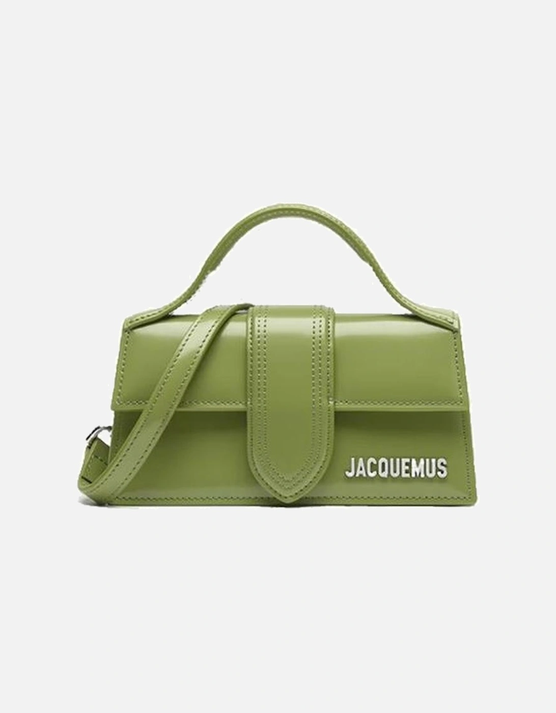 Leather Flap Top Shoulder Bag Women - Green, 5 of 4