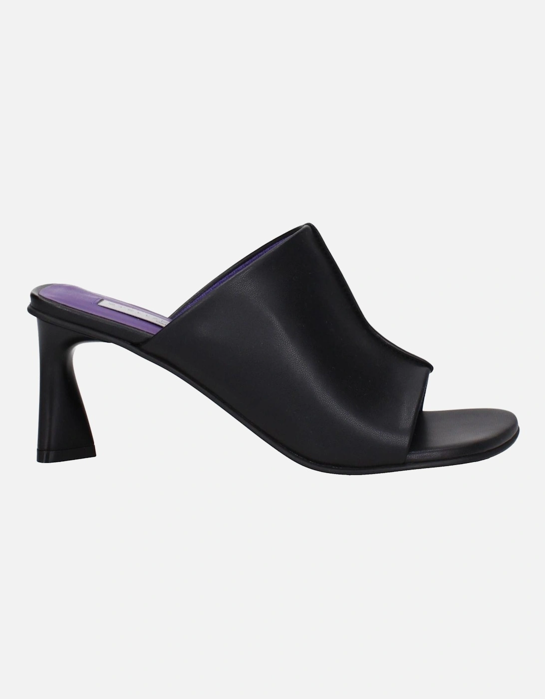 Eco Leather Open Toe Mid Heel Sandals Women - Black, 6 of 5