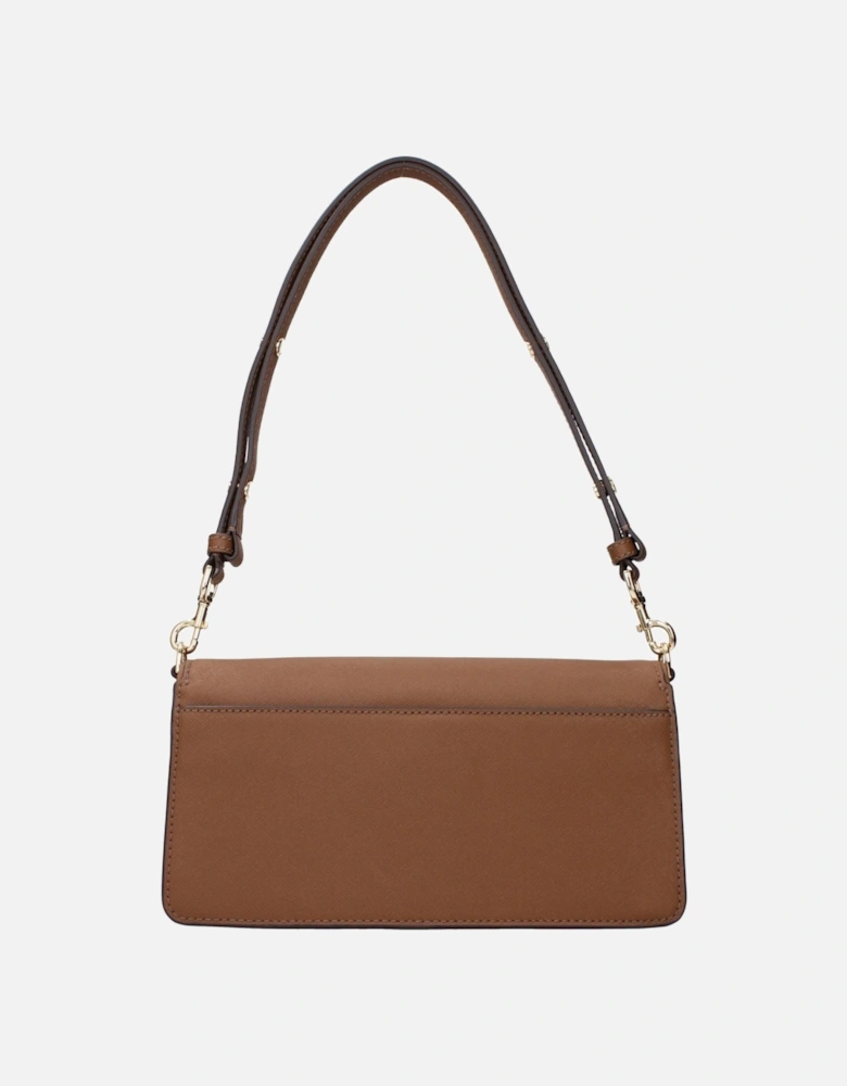 Leather Shoulder Bag with Adjustable and Removable Handle Women -