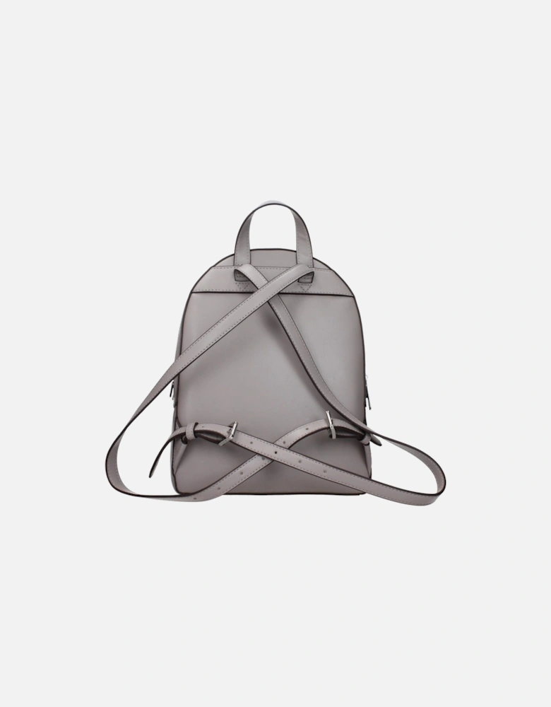 Leather Backpack with Adjustable Straps Women - Gray