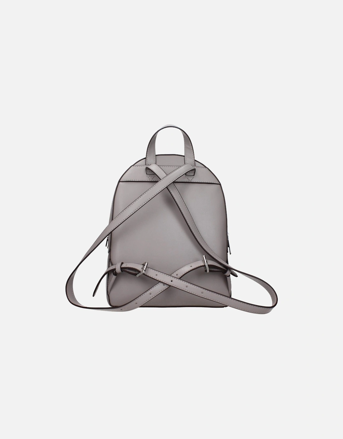 Leather Backpack with Adjustable Straps Women - Gray
