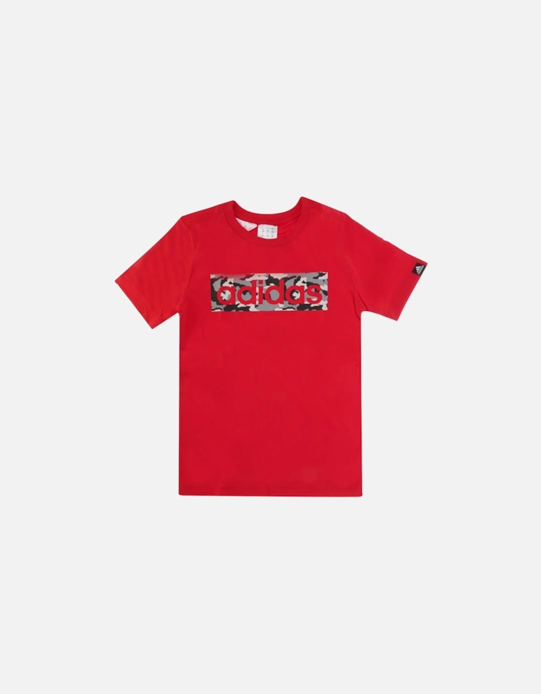 Junior Linear Camo Box T-Shirt