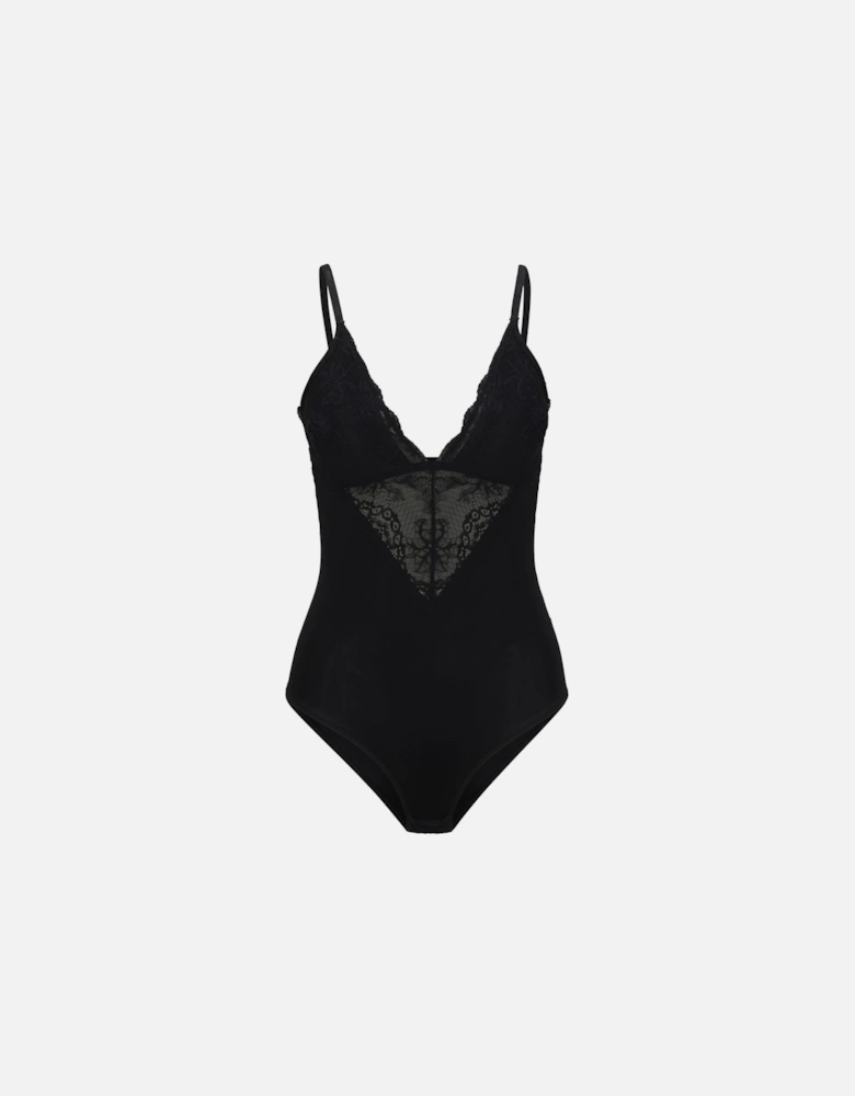 Lace-Detail Bodysuit