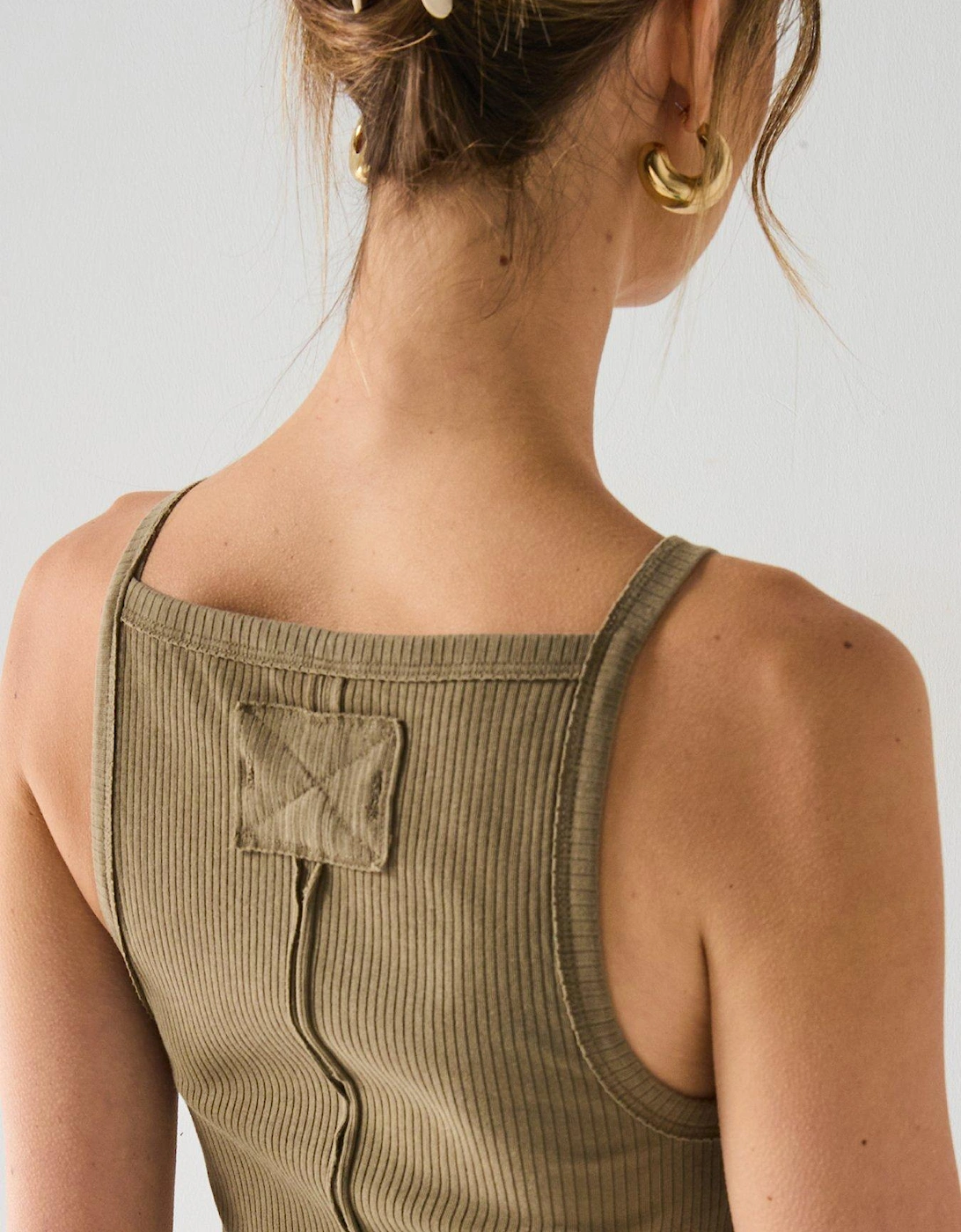 Mia Tank Top - Khaki