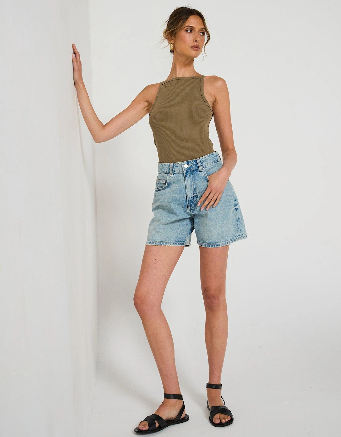 Mia Tank Top - Khaki