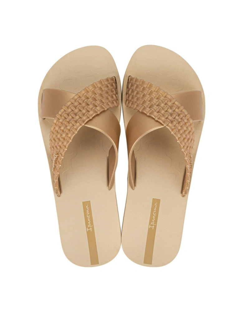 Sense Cross Over Slide - Beige