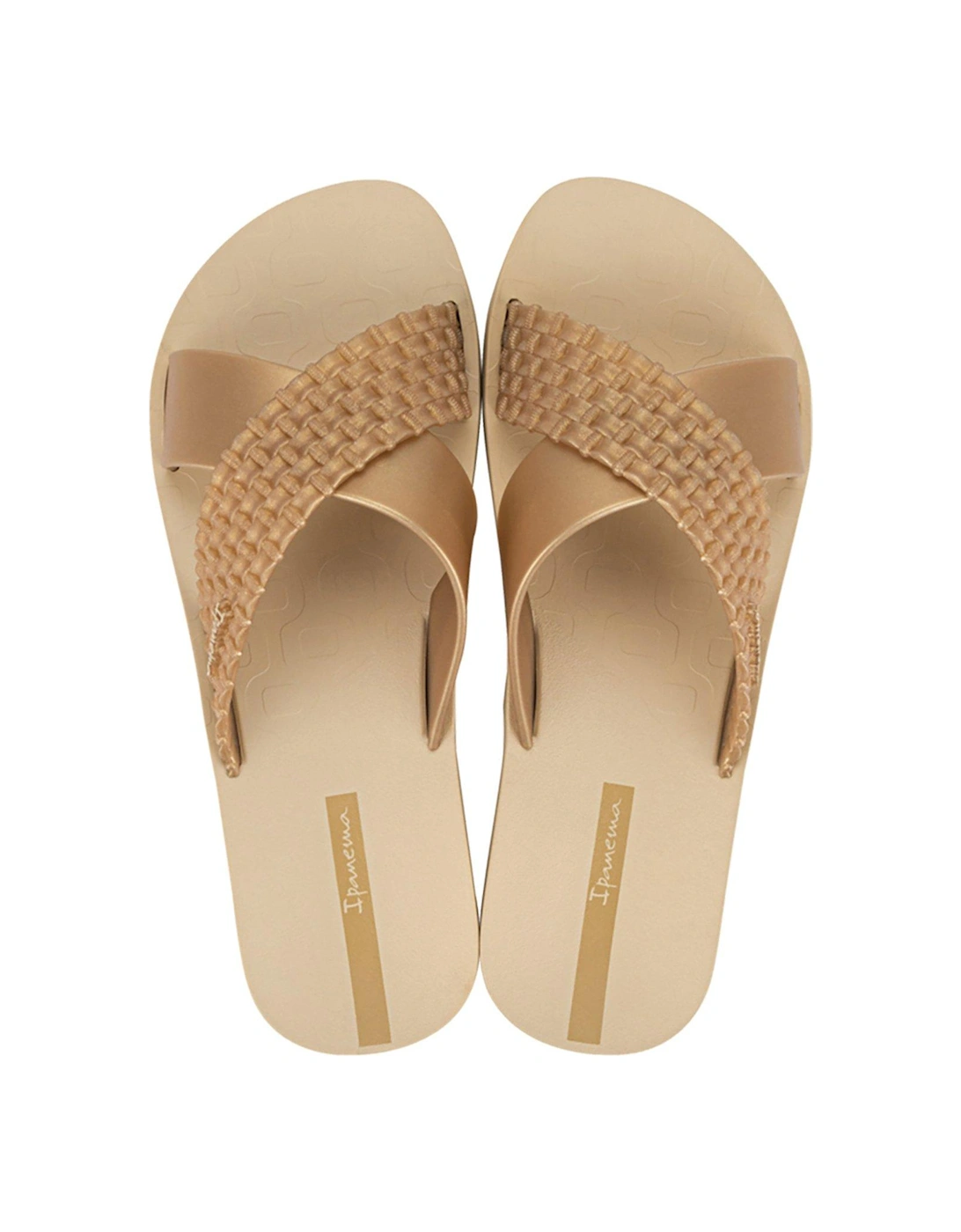 Sense Cross Over Slide - Beige