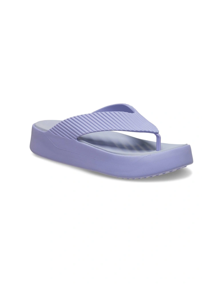 Getaway Groove Platform Flip Flop - Purple
