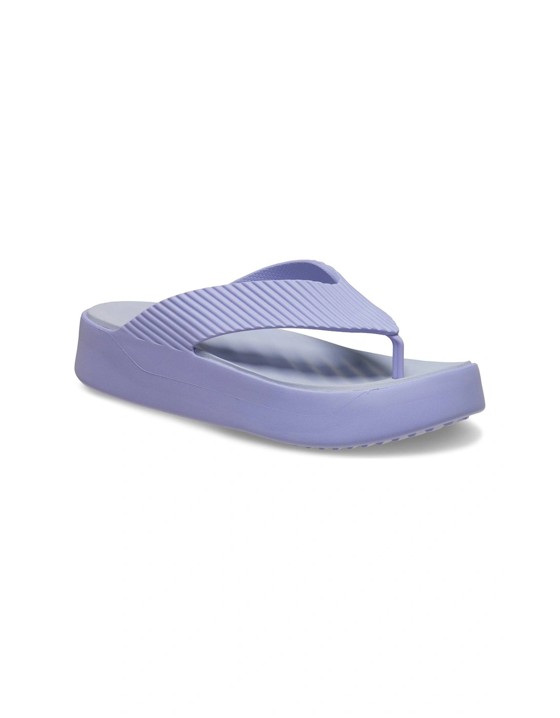 Getaway Groove Platform Flip Flop - Purple
