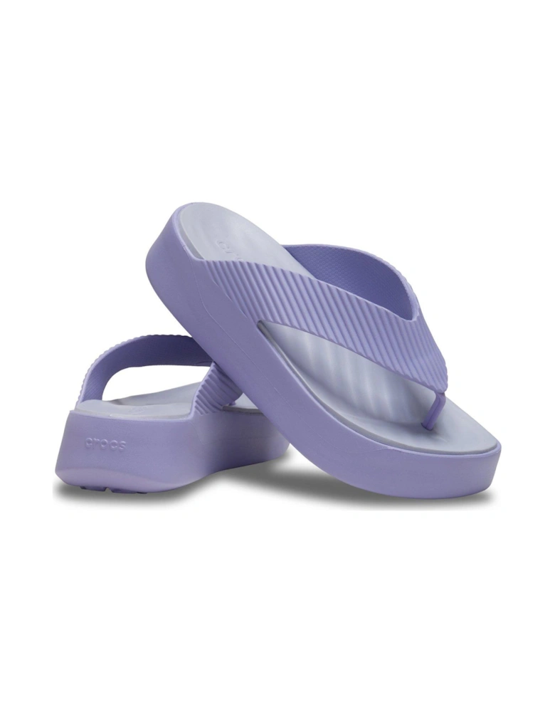 Getaway Groove Platform Flip Flop - Purple
