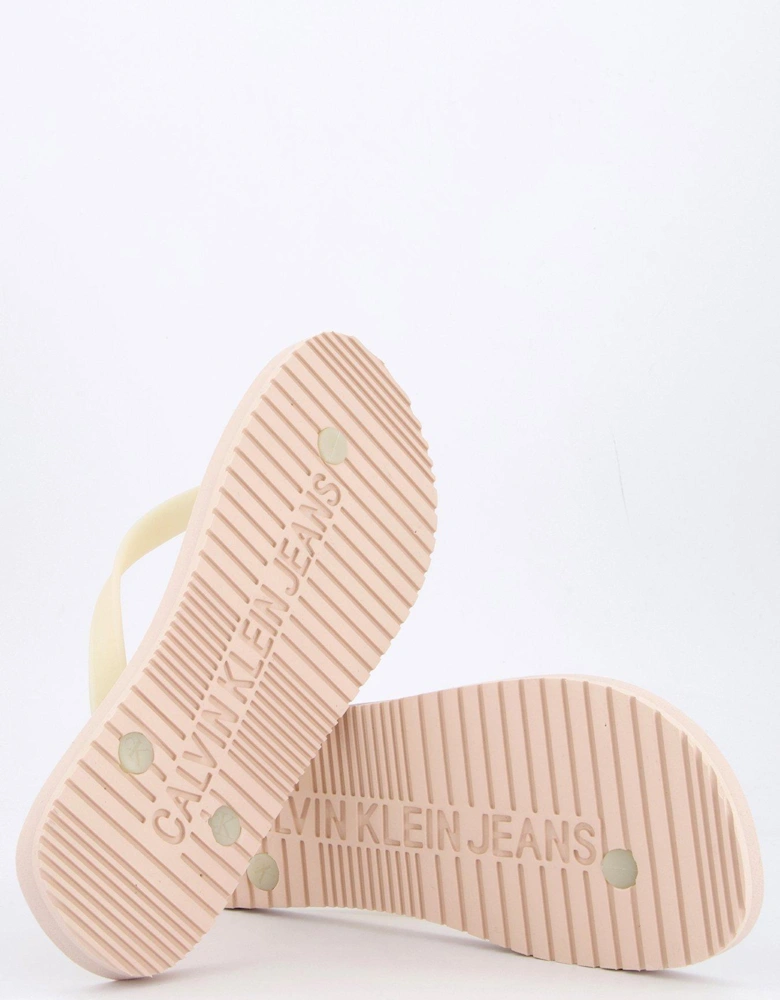 Monogram Logo Flip Flops - Pink