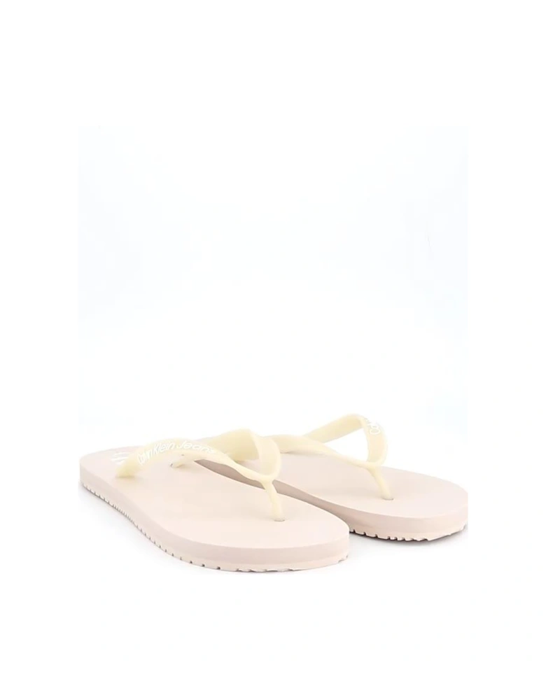Monogram Logo Flip Flops - Pink