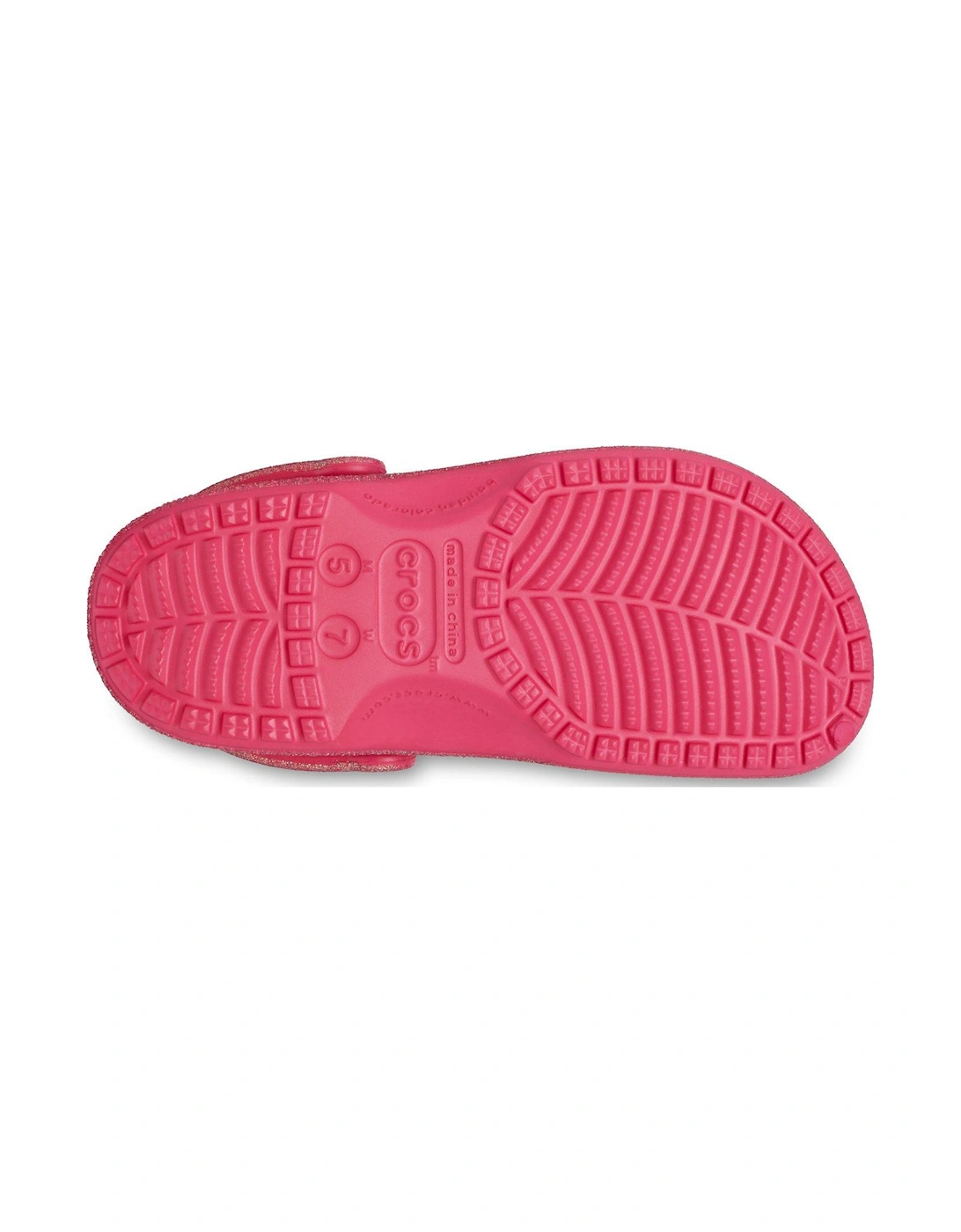 Classic Iridescent Glitter Clog - Pink