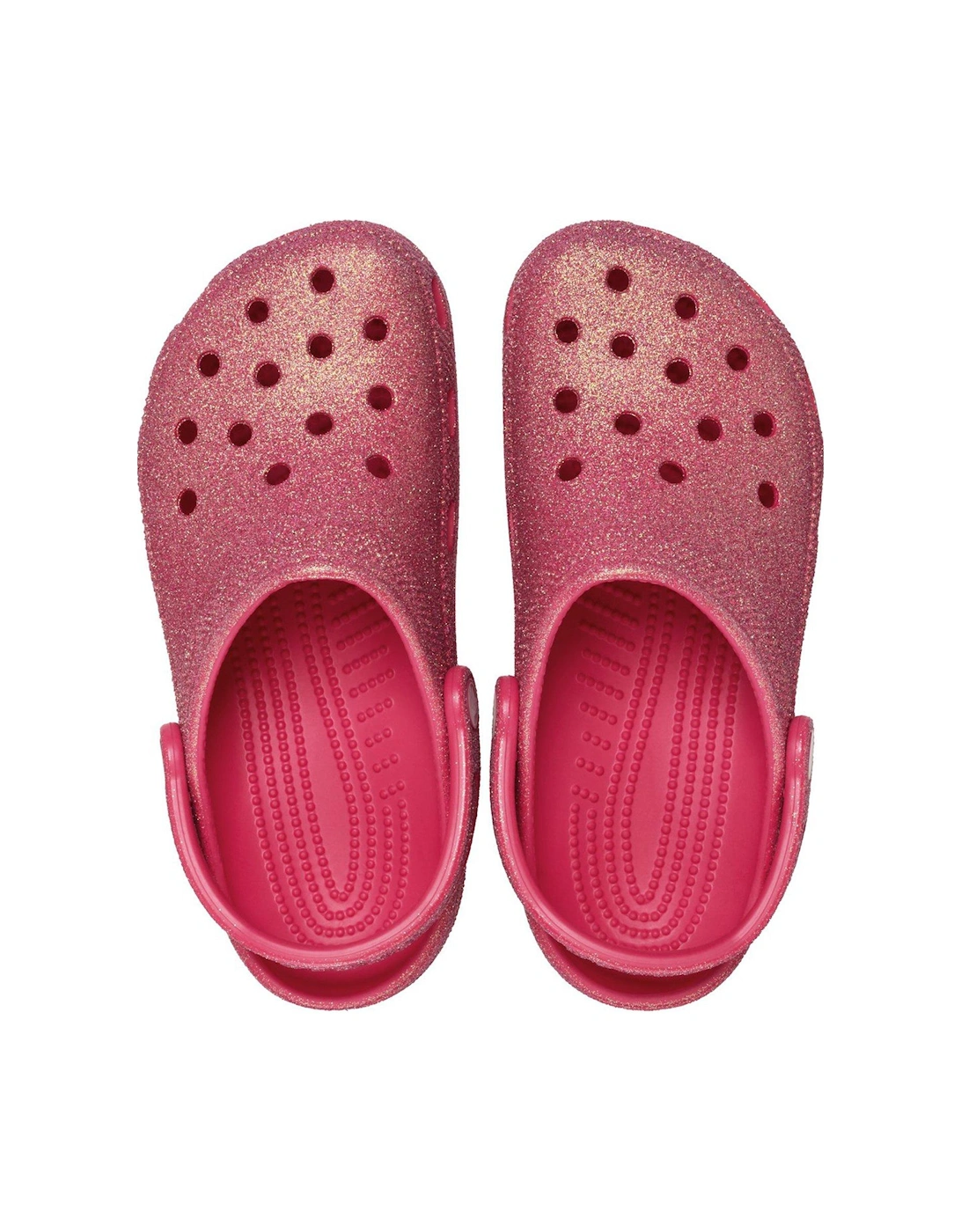 Classic Iridescent Glitter Clog - Pink