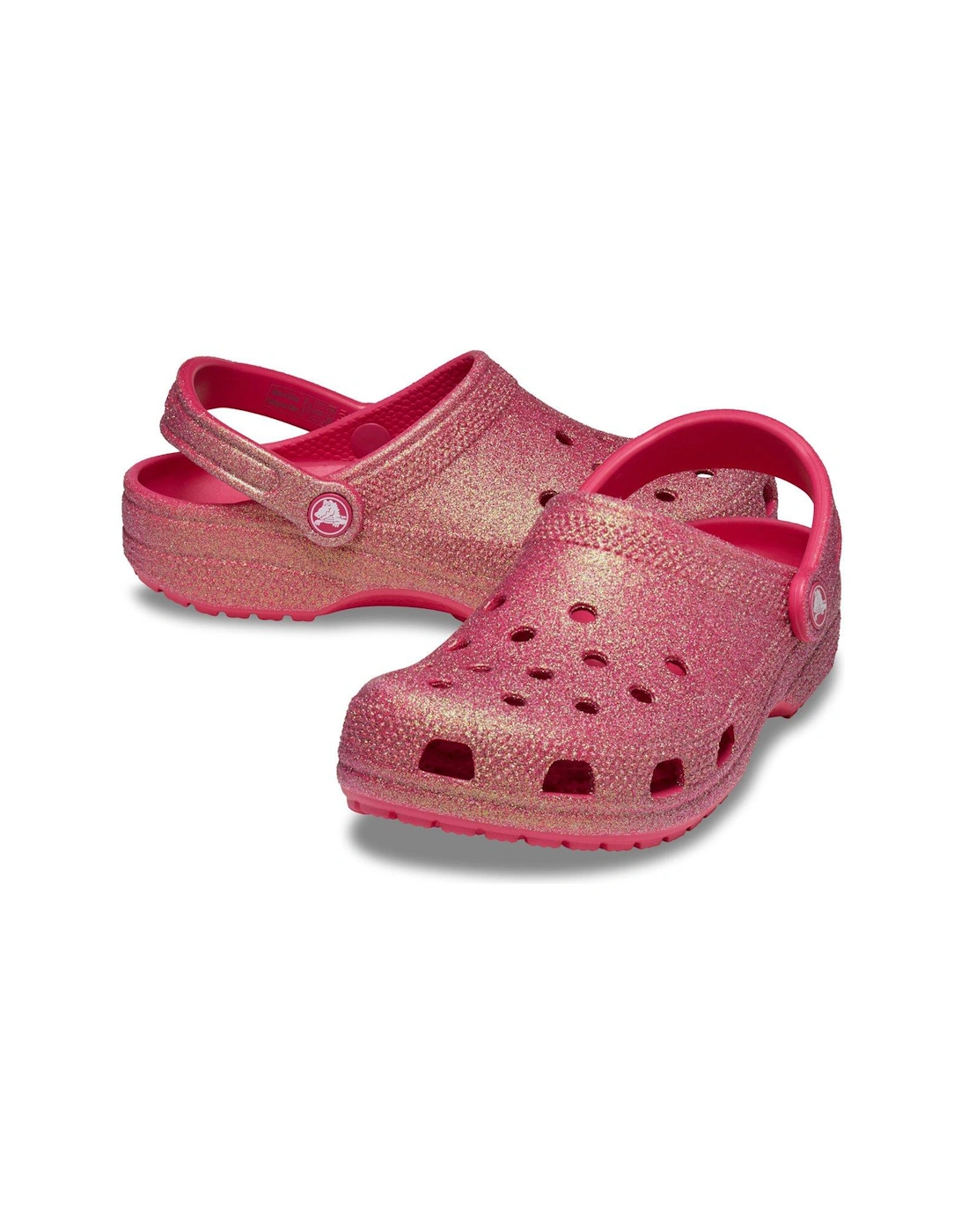 Classic Iridescent Glitter Clog - Pink