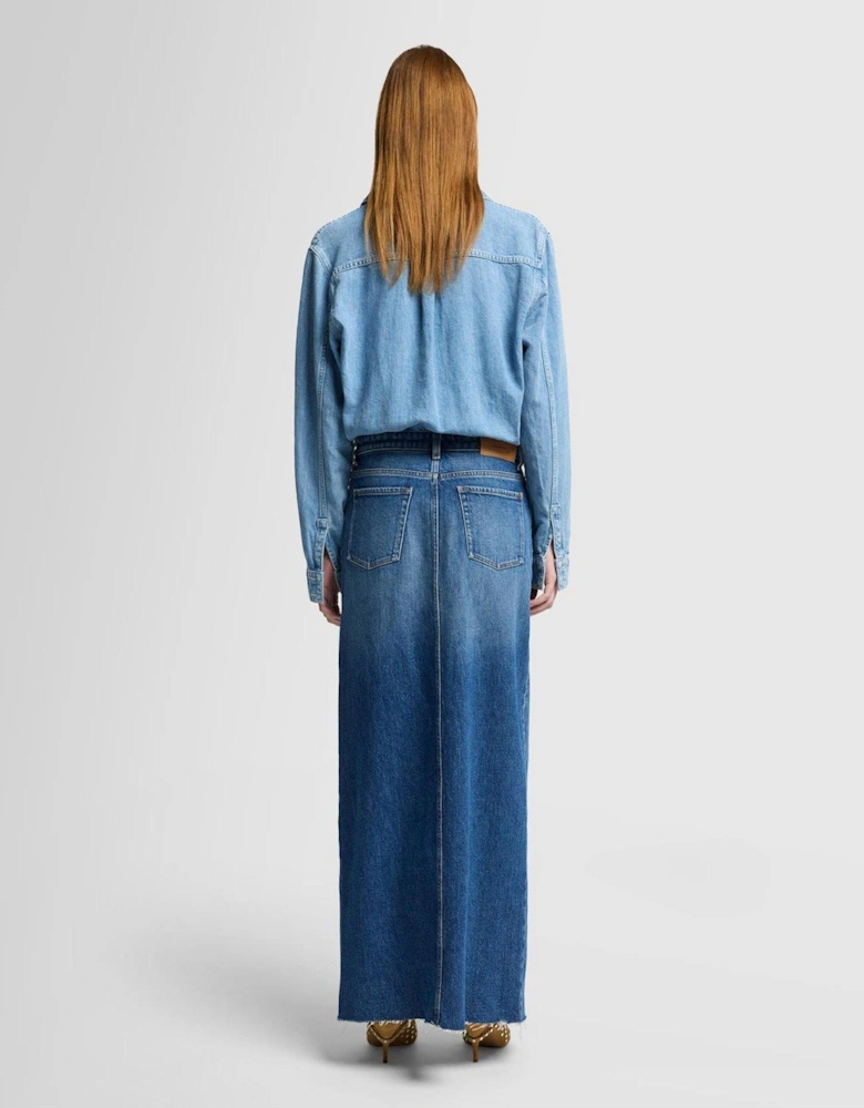 Ipanema 2 In 1 Denim Maxi Dress - Blue