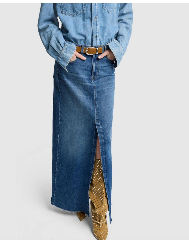 Ipanema 2 In 1 Denim Maxi Dress - Blue