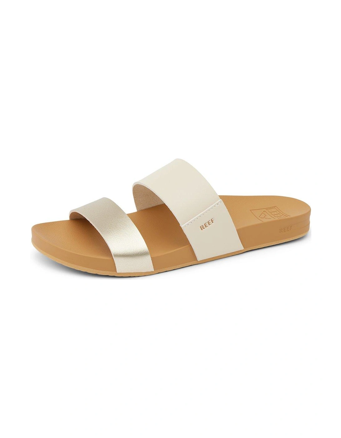 Cushion Vista Double Strap Sandal - White