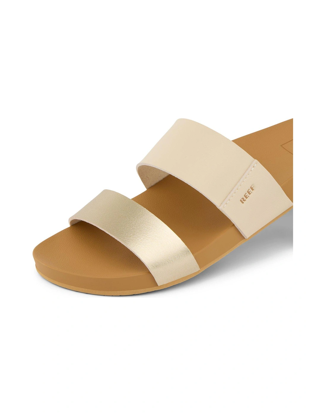 Cushion Vista Double Strap Sandal - White