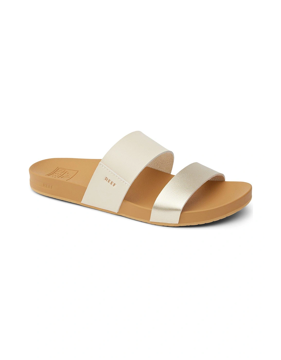 Cushion Vista Double Strap Sandal - White