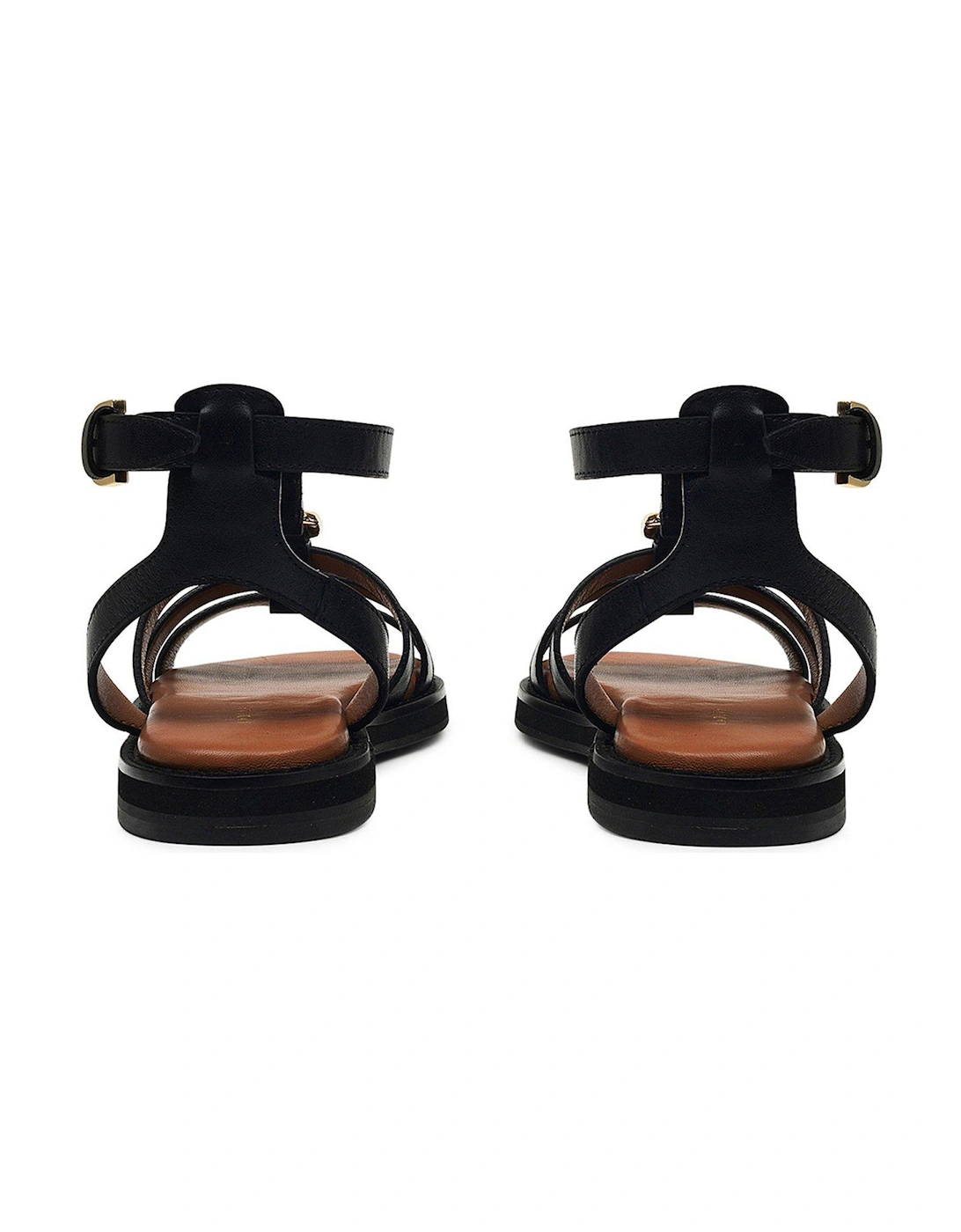Fore Street Gladiator Sandal Black